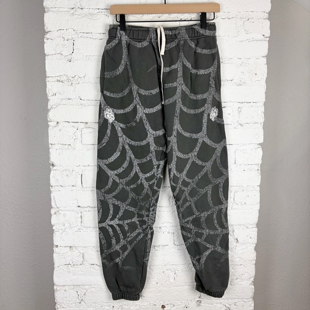 Darc Sport Web Symbiote She Set Grey Cropped Sweatshirt & Sweatpants Small - Picture 7 of 12